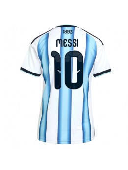 Ženski Nogometna dresi replika Argentina Lionel Messi #10 Domači SP 2026 Kratek rokav